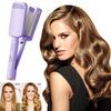32MM V Shape Curling Iron Ceramic Big French Waves Hair Crimper Styling