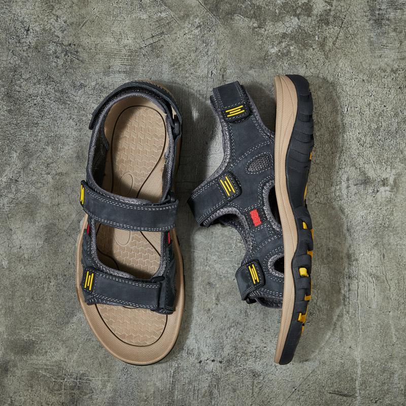 Мужские летние пляжные сандалии, обувь для прогулок, мужские сандалии, размеры 38-48