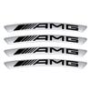 4Pcs Auto Wheel Hub Badge Tire Rim Stickers Accessories For Mercedes Benz W177 W212 W213 W205 V177 W247 W176 GLA GLC X253 GLK GLA AMG