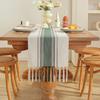 Woven Tassel Table Flag Modern Simple Dining Table Runner Placemat Decorative Tablecloth Tea Flag