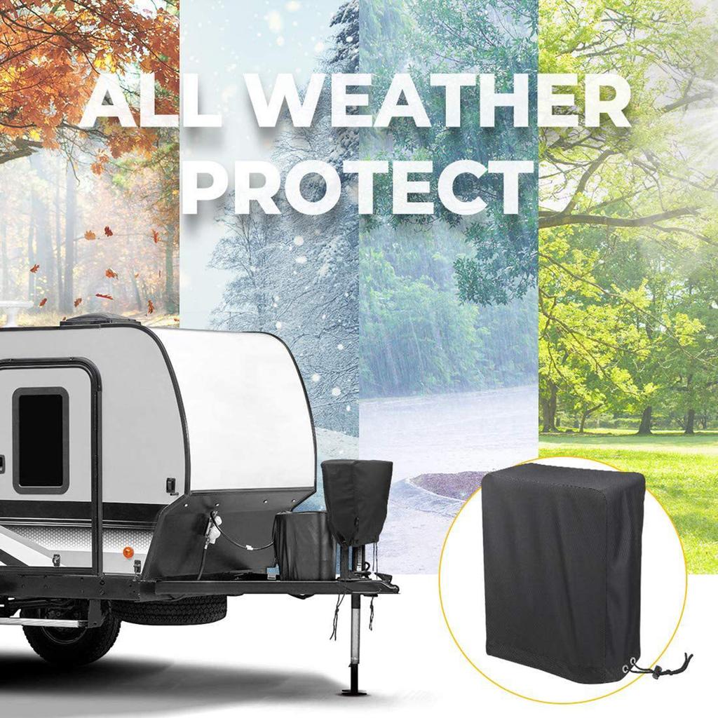 Электрический домкрат для прицепа, Водонепроницаемый защитный чехол из ткани Оксфорд 420D с кулиской, Универсальный для путешествий на автодоме