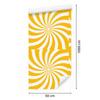 Hippie Background Wallpaper Gold and White for Living Room and Bedroom 50x1000