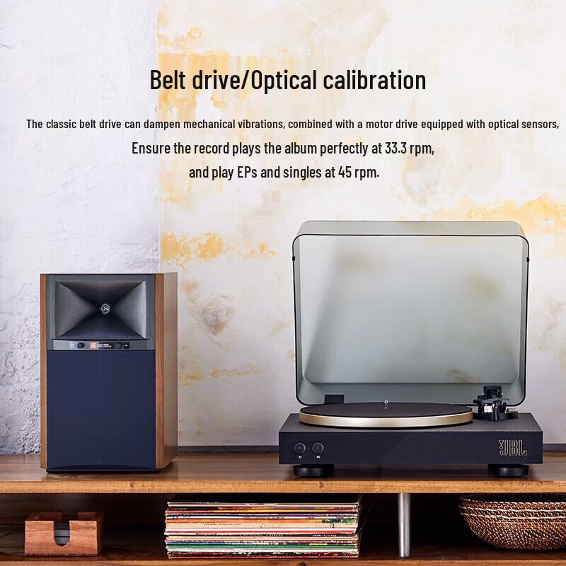 JBL Authentics 300 Speaker & Spinner BT Turntable Set CN plug (adapter included)