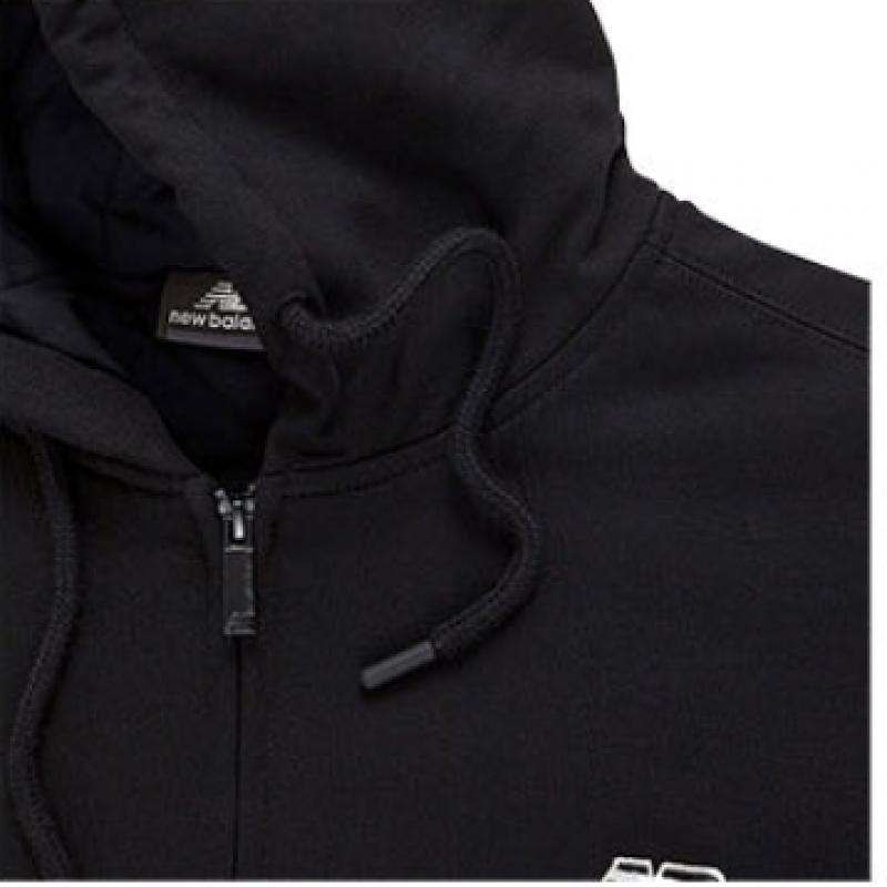 New Balance Club Nbmdc13013 Bk Active Hoodie Zip Up Unisex Hoodie