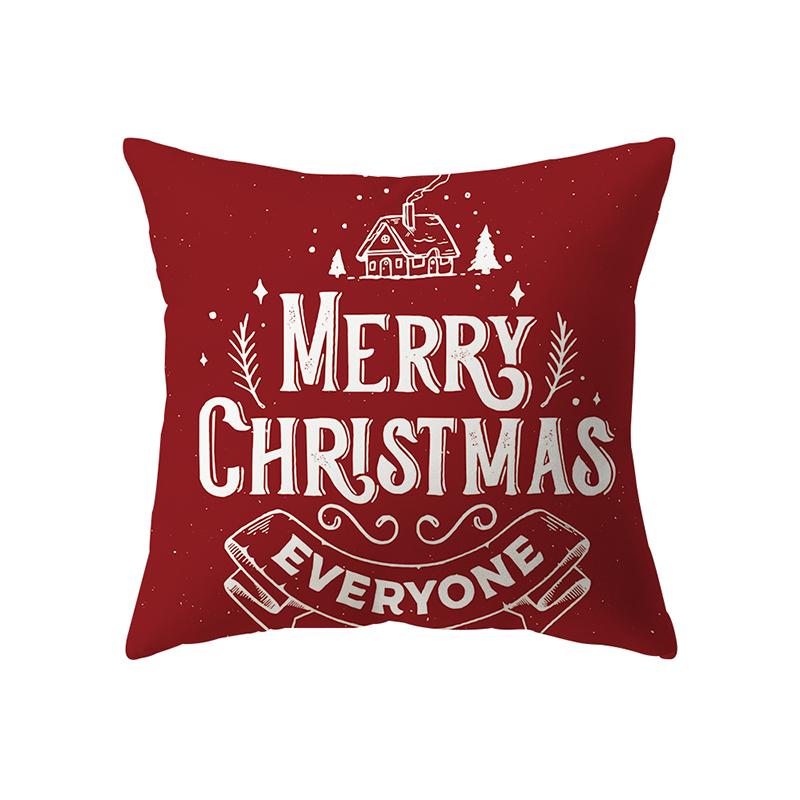 Рождественская елка, Рождественские украшения, наволочка с принтом, домашняя гостиная, украшение для дивана, полиэстеровая подушка, наволочка