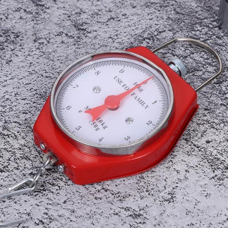 Высококачественные механические винтажные портативные пружинные весы-крюк на 5/10 кг для подвешивания, карманные весы для багажа