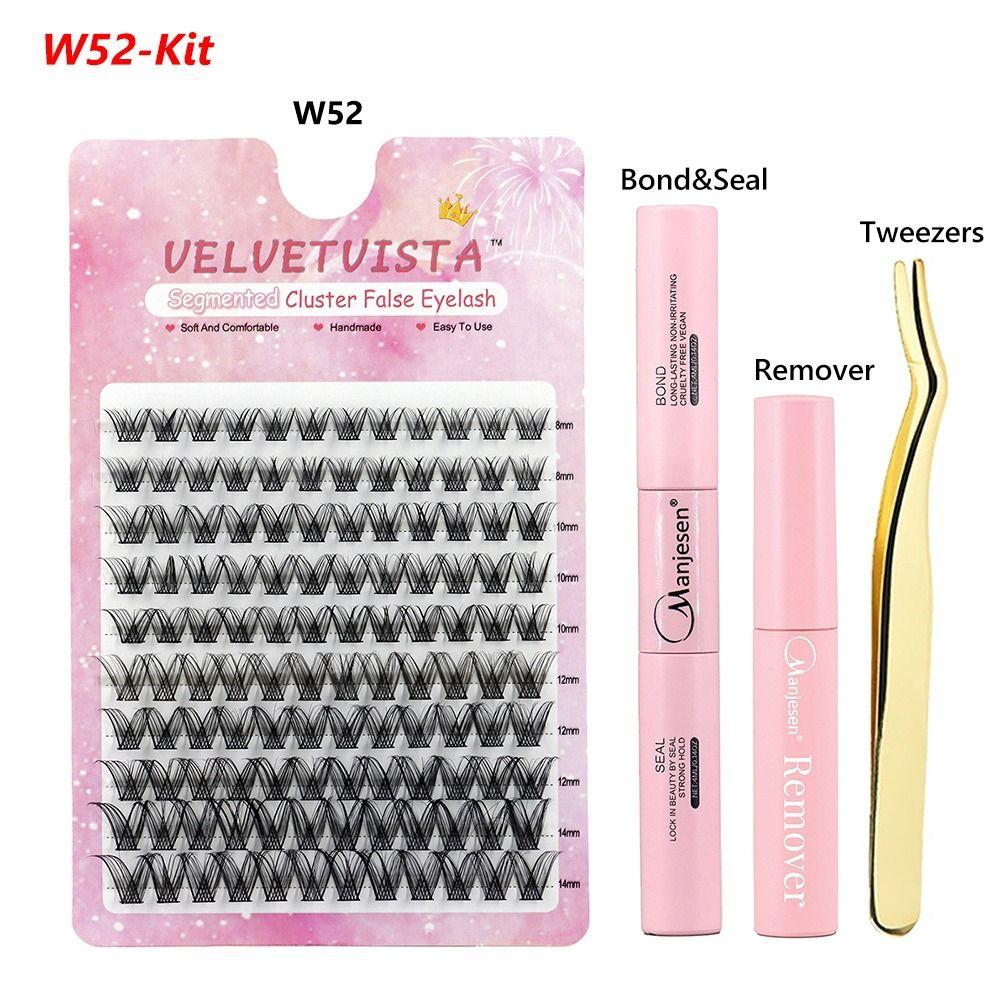 Natural Look 120/144/240 Pcs Lash Clusters DIY Eyelash Extension Kit for Beginners