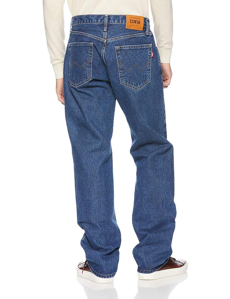 Джинсы свободного прямого кроя из денима средней синевы 36 [EDWIN] E404, брюки, Япония, мужские, 2,