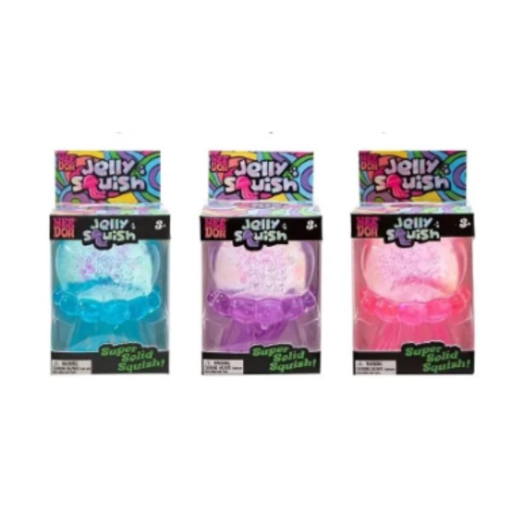 Новая игольчатая желеобразная игрушка-антистресс Осьминог Needoh Jelly Hops, Водонепроницаемая игрушка для пляжа и воды, Милый сенсорный фиджет-подарок для детей