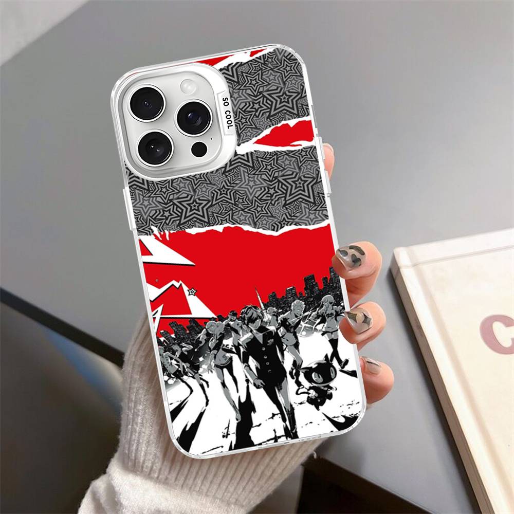 Яркий чехол для телефона Persona 5 Для iPhone 17 16 15 14 13 12 11 Pro Max Plus Матовый чехол