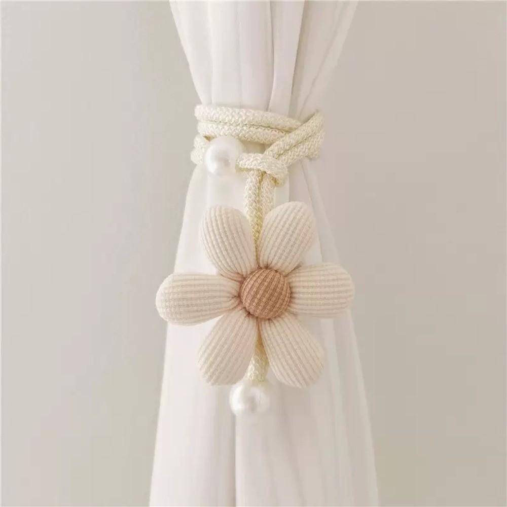 Elegant Curtain Tieback Adjustable Petal Curtain Buckle Sweet Petal Curtain Straps  Bedroom
