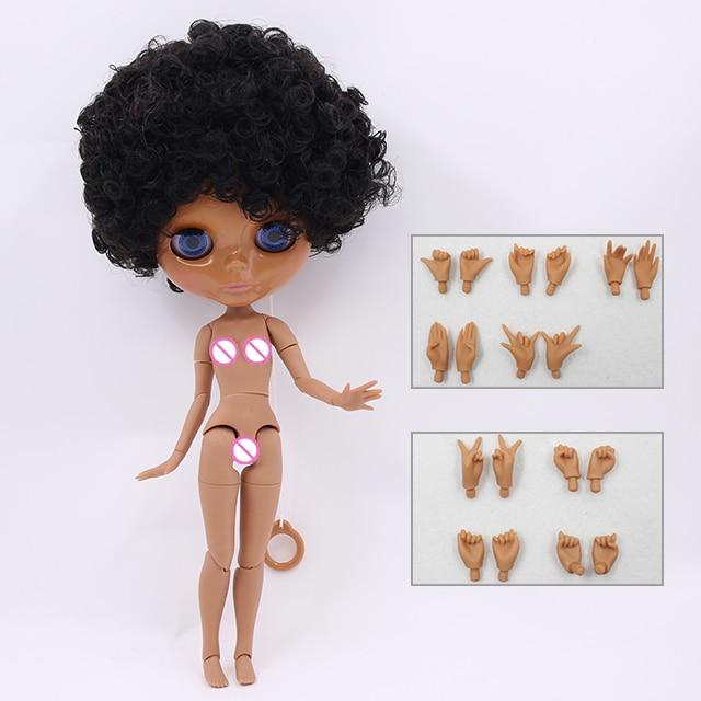 ICY DBS Blyth кукла 1/6 bjd игрушка шарнирное тело темная кожа афро волосы 30 см кукла аниме девушки