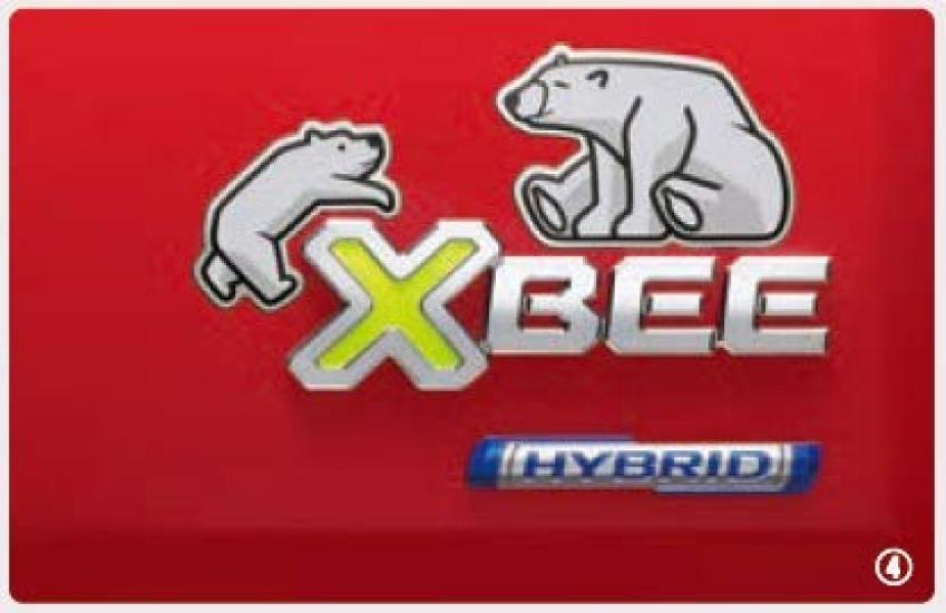 Оригинальная наклейка Suzuki Crosbee XBEE Deco Emblem Polar Bear MN71S, опциональный продукт дилера