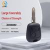 Peugeot 206 2-Button Remote Key with 433MHz Frequency and 7961 Chip