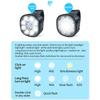 Bicycle Light High Bright Bike Front and Rear Lamp Headlight Taillight Type-C Rechargeable MTB Road Flashlight Cycling Lighting