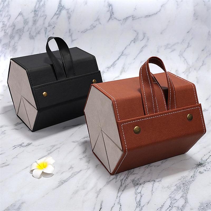 Портативный складной органайзер для очков с 3/5 отделениями для путешествий, солнцезащитные очки из искусственной кожи