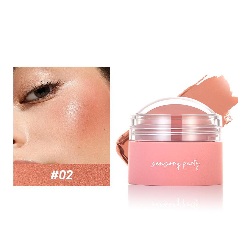 6 цветов румян восстанавливающие румяна круглые матовые румяна естественно осветляют тон кожи румяна кремовый макияж румяна сладкий персик