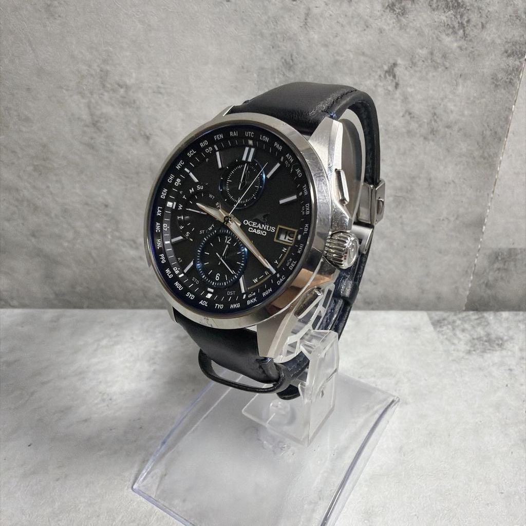 Used Operating CASIO OCEANUS OCW-T2600 Radio-controlled Solar Genuine Band