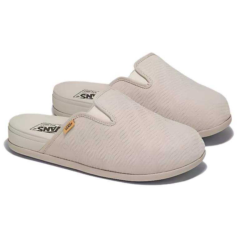 Vans Harbor Mule Vr3 Comfortable Slip-Resistant Durable Closed-Toe Slippers Unisex slippers Beige VN000BCDBYS