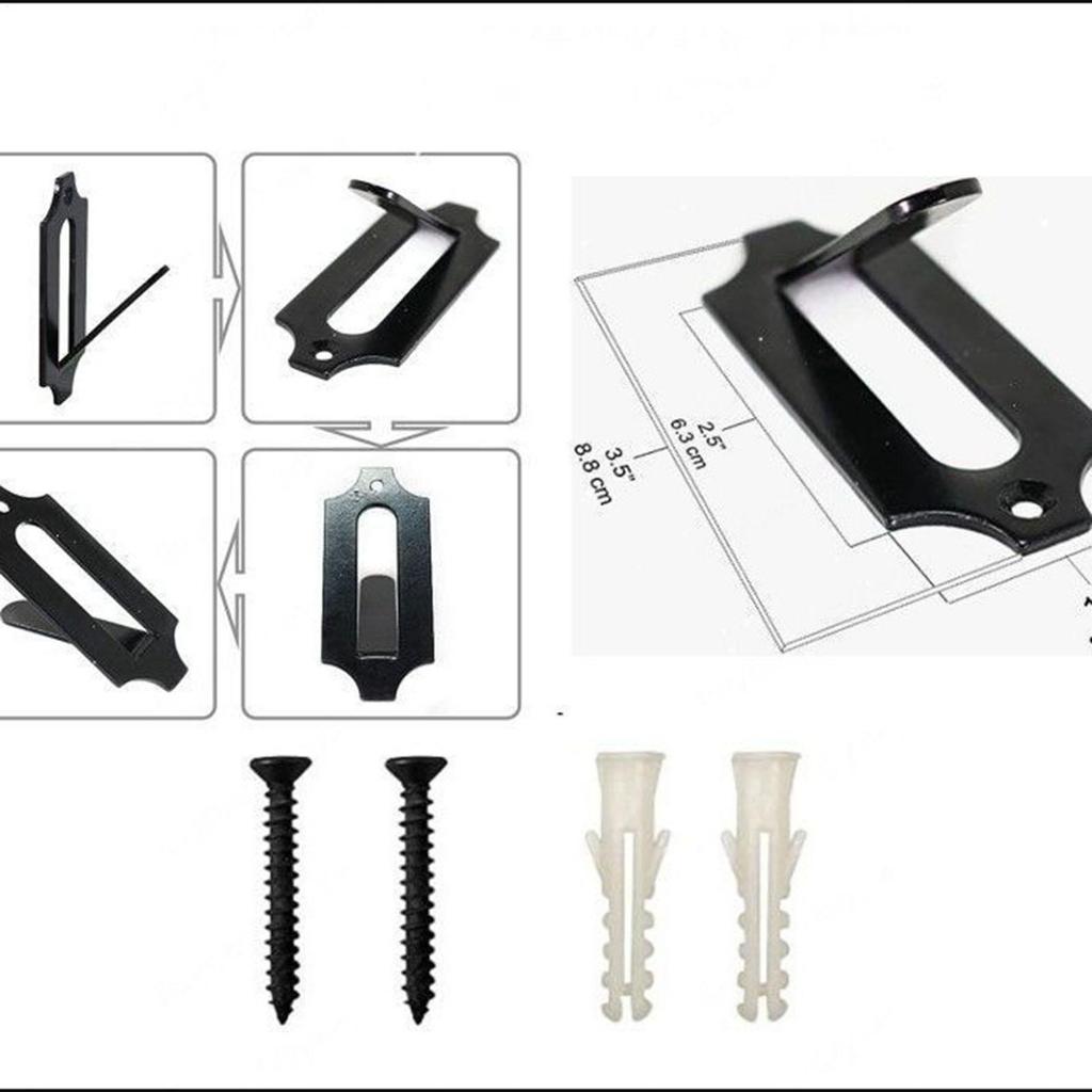 Deer Skull Mount 10 Pieces Anti-Slip Metal Hook Deer Mount Hanger Wall Hooks For Antler Bear Antelope Coyote Pronghorn Smaller