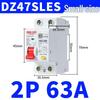 Мини-автоматический выключатель Delixi RCD DZ47SLES с защитой от утечки