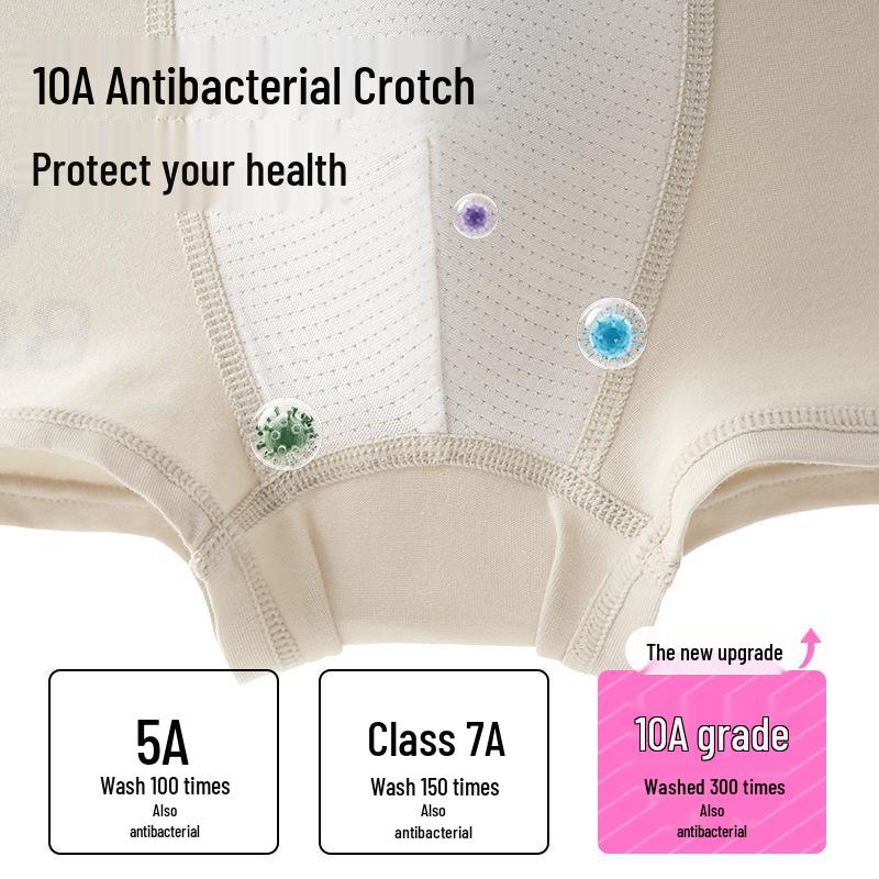 Шелковые антибактериальные боксеры из чистого хлопка для мальчиков