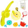 Smiim Bath Toy, Popular Water Play Toy, Educational Toy for Ages 3, 4, 5, and 6, Fishing Game, Light-Up Fishing Game, Pool, Magnetic Fishing, Fishing