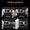 Jobon Creative Car Keychain - унисекс, подвесной брелок на талию и кольцо, персонализированный подарок