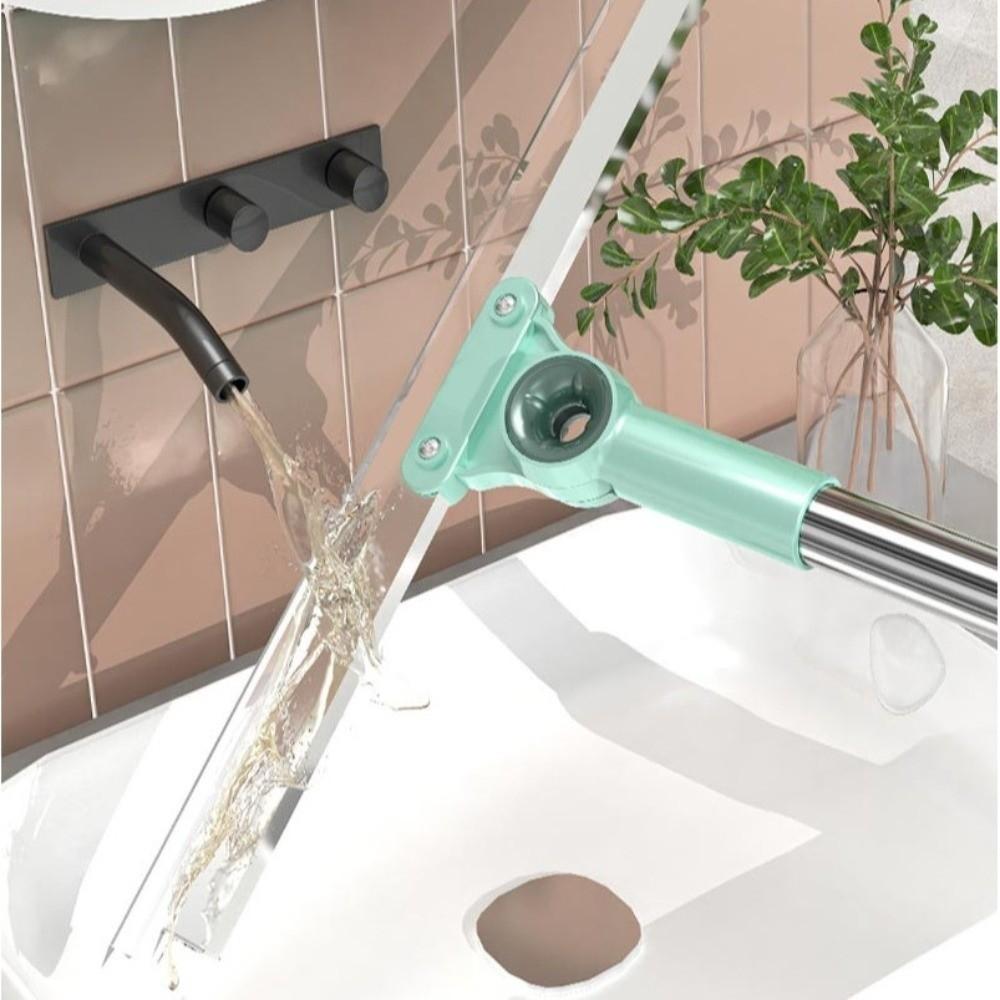 Hair Mop Silicone Floor Squeegee Long Handle Magic Broom Floor Wiper Squeegee Bathroom