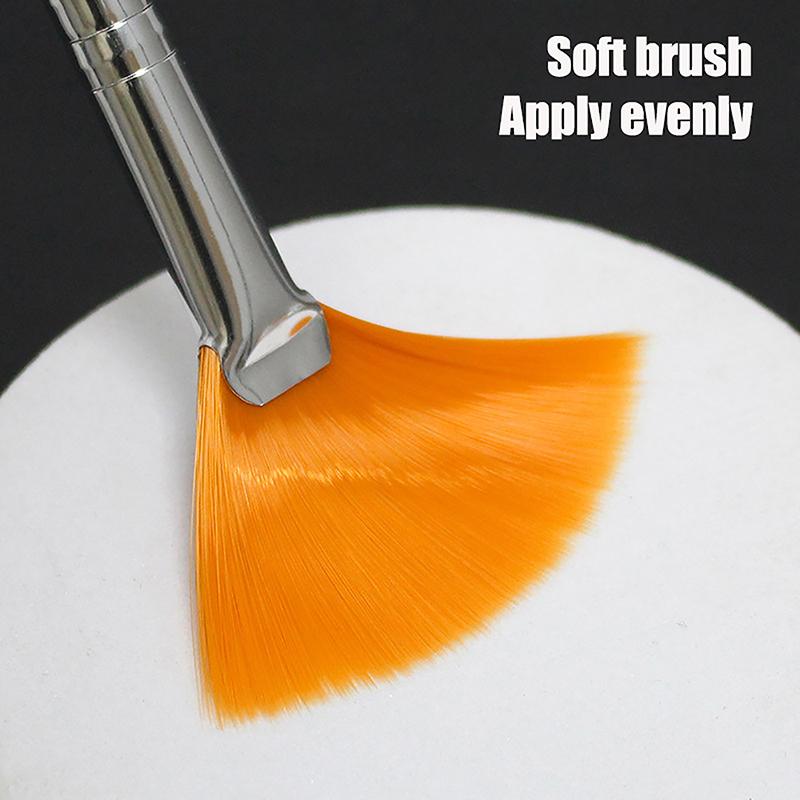 Кисть для макияжа в форме веера, легкая, без следов, консилер, кисть для нанесения маски на лицо, кисть для нанесения фруктовой кислоты, косметические инструменты