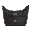 New Adidas Originals Recycled Polyester Shoulder Bag Regular Unisex Black & Dark Silver Gray IW8622