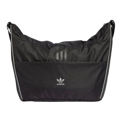 Adidas Originals Recycled Polyester Shoulder Bag Regular Unisex Black & Dark Silver Gray Adidas IW8622