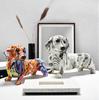 Creative Dachshund Dog Ornaments Home Entrance Living Room Wine Cabinet Decoration Office Desktop Resin Crafts