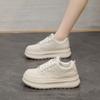 2025 Spring New Korean Version Ins Breathable Little White Shoes Women's Low-top Casual Board Shoes Platform Muffin Shoes Women KT273