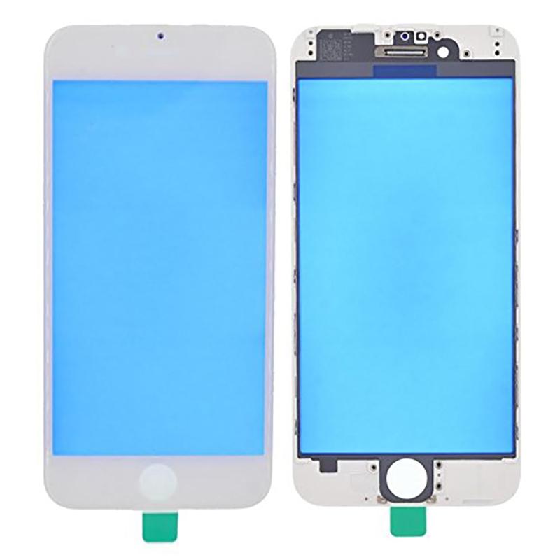 Для iPhone 6 6Plus 6s 6sPlus 7G 7 Plus Замена Переднего Внешнего Стекла Экрана Линза Крышка LCD С Рамкой
