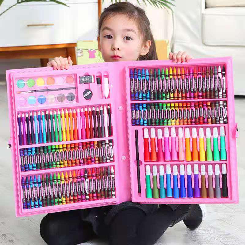 86 Colors Water Coloured Pencils Set Children's Drawing Set Pastel Watercolor Pen