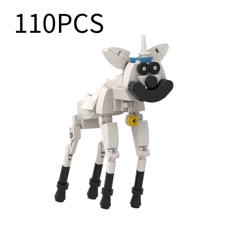 Очаровательные улыбающиеся животные, пазлы, конструктор, игрушка, высококачественные пластиковые фигурки