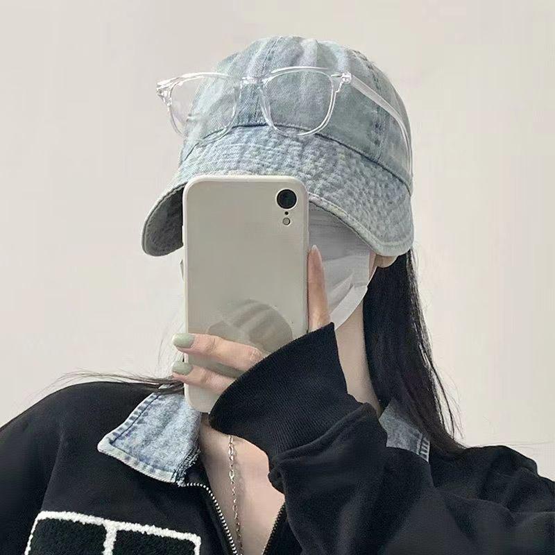 Складная широкополая джинсовая шляпа женская регулируемая пляжная шляпа-ведро летняя защита от солнца козырьки рыбацкая кепка панама