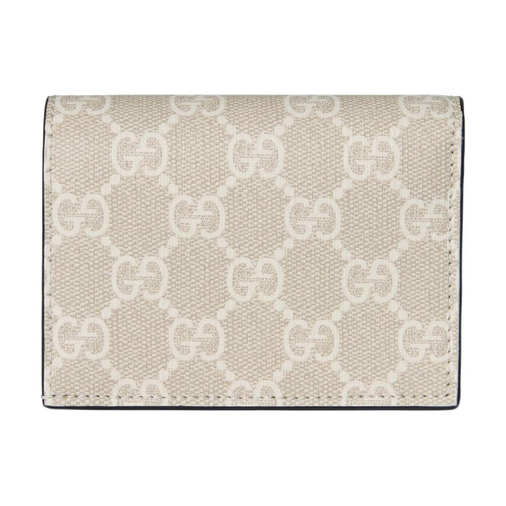Gucci GG Marmont Logo Print Mini Wallet Women wallet Beige White Gold 841358-AAE5E-9549