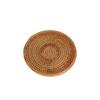 Vietnamese Rattan Coasters and Trivets Kitchen Accessories Table Storage Tea Set Parts Handwoven Heat Insulation 