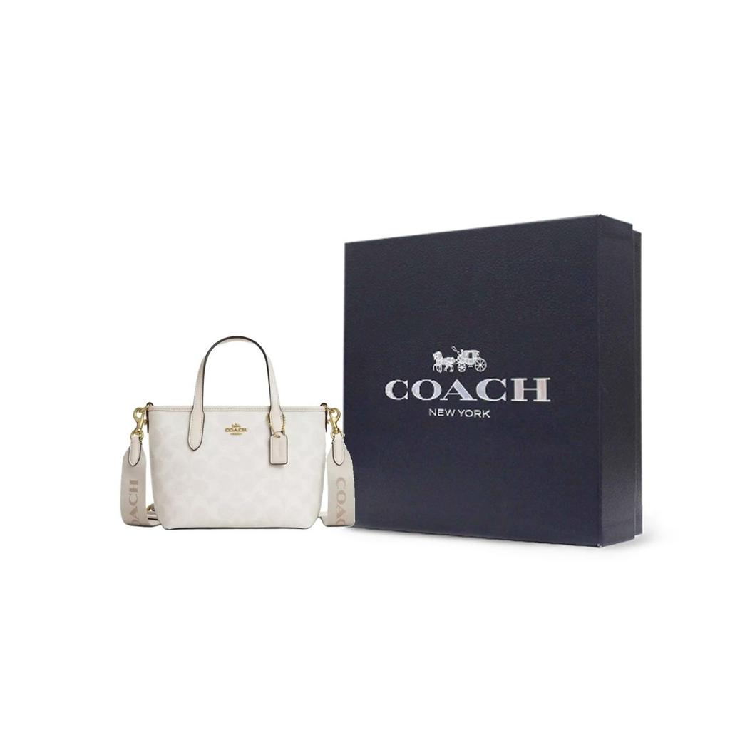 Coach Городская сумка-тоут City 15 со съемным плечевым ремнем Женская тоут Белая CW032-IMXU5