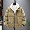 Men's Winter Loose Warm Plus Size Jackets Padded Parka Thickened Cotton Jackets Men Coat