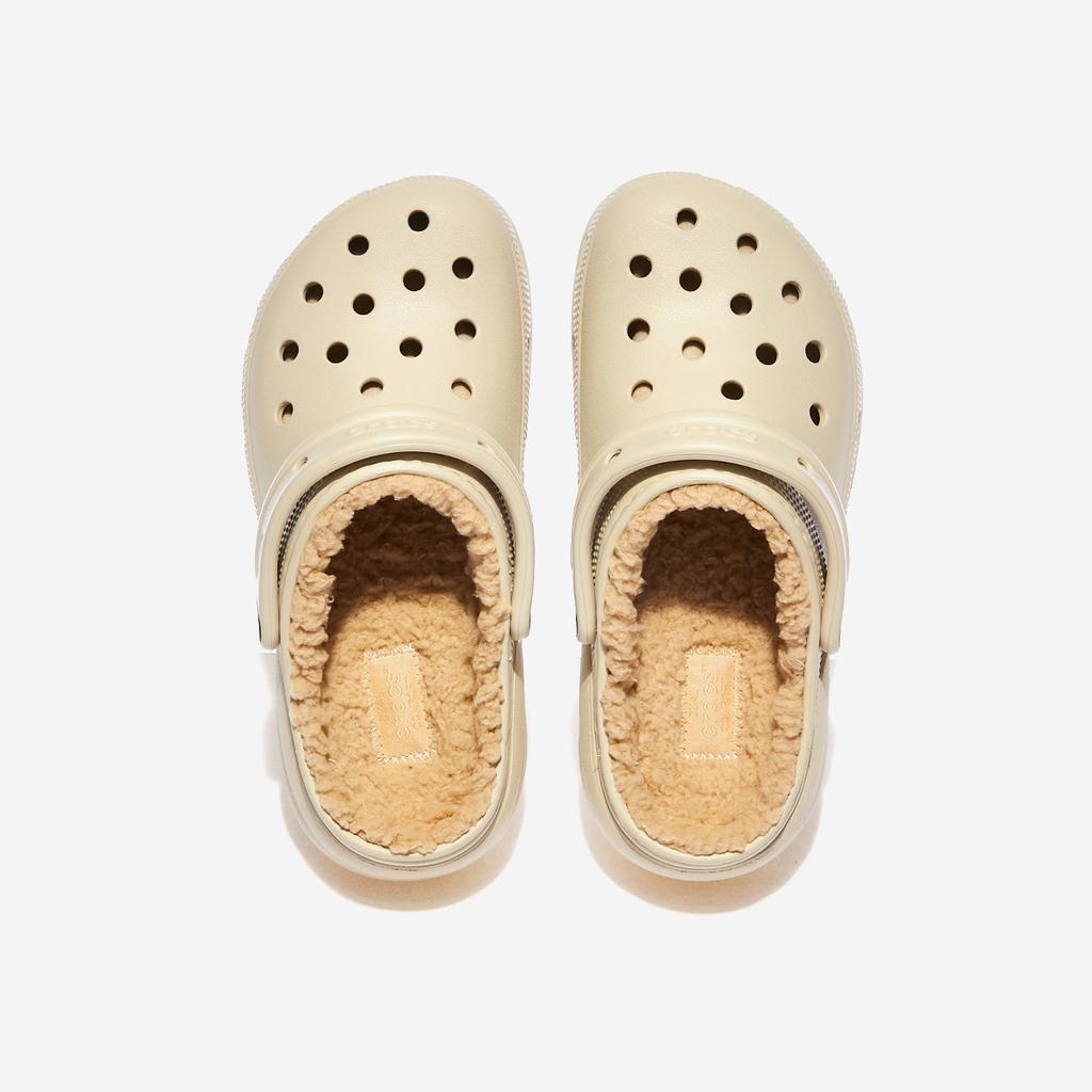 Crocs Классические женские сабо на платформе с подкладкой, CRS207938, 1010100096, популярная корейская обувь