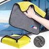 NDQB9 Stickers Decals Microfiber Towel Car Logo Cleaning Cloth Car Wash Accessories For BMW M Performance E46 E90 E60 F20 X1 F10 F30