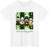 St Patricks Day Just A Lucky Goose T Shirt Funny Irish Shamrock Tee