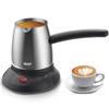 Turkish Coffee Pot with Handle Stainless Steel Electric Brewing Coffee Maker Hot Water Kettle 500ml