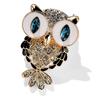 Изящная эмалевая высококачественная милая брошь в виде совы, модная винтажная брошь, значок, булавка для женщин и мужчин, значки на пальто, брошь