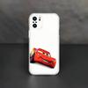 Cars L-Lightning M-McQueen Phone Case Clear Frame Soft TPU Case Cover For Xiaomi Mi 14 13 14 Pro 15 Bumper Shockproof