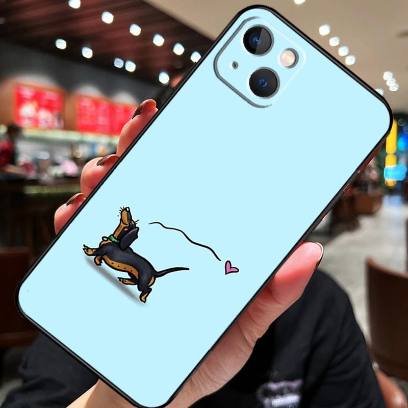 Такса Такса Такса Собака Для iPhone 12 11 14 13 Pro Max Mini XS Max XR X SE 2020 6S 7 8 Plus Чехол Задняя крышка телефона