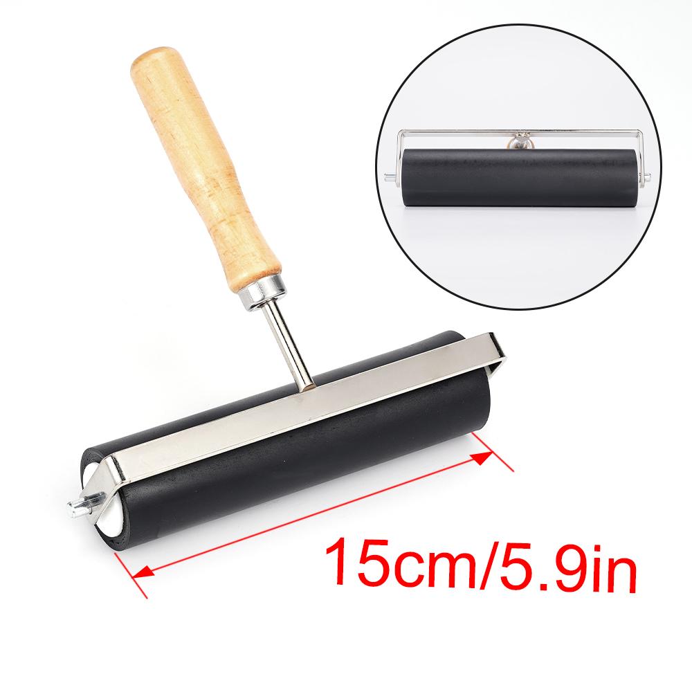 5/10/15см Резиновый валик Профессиональный Жесткий Валик для печати чернилами Инструмент для штамповки Строительный инструмент Искусство Ремесло Инструмент для покраски Декорирующий инструмент Аксессуар